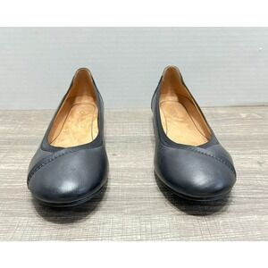 Vionic Caroll 8 Ballet Flats Comfort Slip On Leather Minimalist Capsule Travel